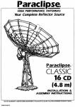 Link to Paraclipse Classic 16 CD Satellite Antenna manual created by McGee Designs