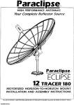 Link to Paraclipse Eclipse Tracer 180 Satellite Antenna manual created by McGee Designs